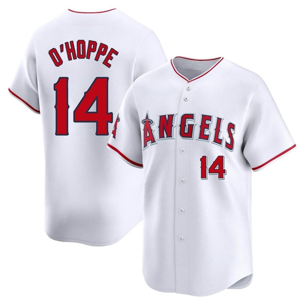 MATTH LA.Angels #14 Logan O'Hoppe Player White Limited Home Stitched Jerseys