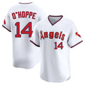 MATTH LA.Angels #14 Logan O'Hoppe Player White T-shirt Home Limited Stitched Jerseys