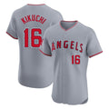 MATTH LA.Angels #16 Yusei Kikuchi Player Gray Home Limited Elite Stitched Jerseys