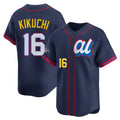 MATTH LA.Angels #16 Yusei Kikuchi Player Navy Limited American League All-Star Edition Stitched Jerseys