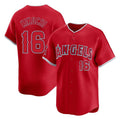 MATTH LA.Angels #16 Yusei Kikuchi Player Red Home Limited Stitched Jerseys