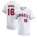 MATTH LA.Angels #16 Yusei Kikuchi Player White Limited Elite Stitched Home Jerseys