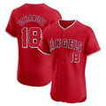 MATTH LA.Angels #18 Nolan Schanuel Player Red Home Limited Elite Stitched Jerseys