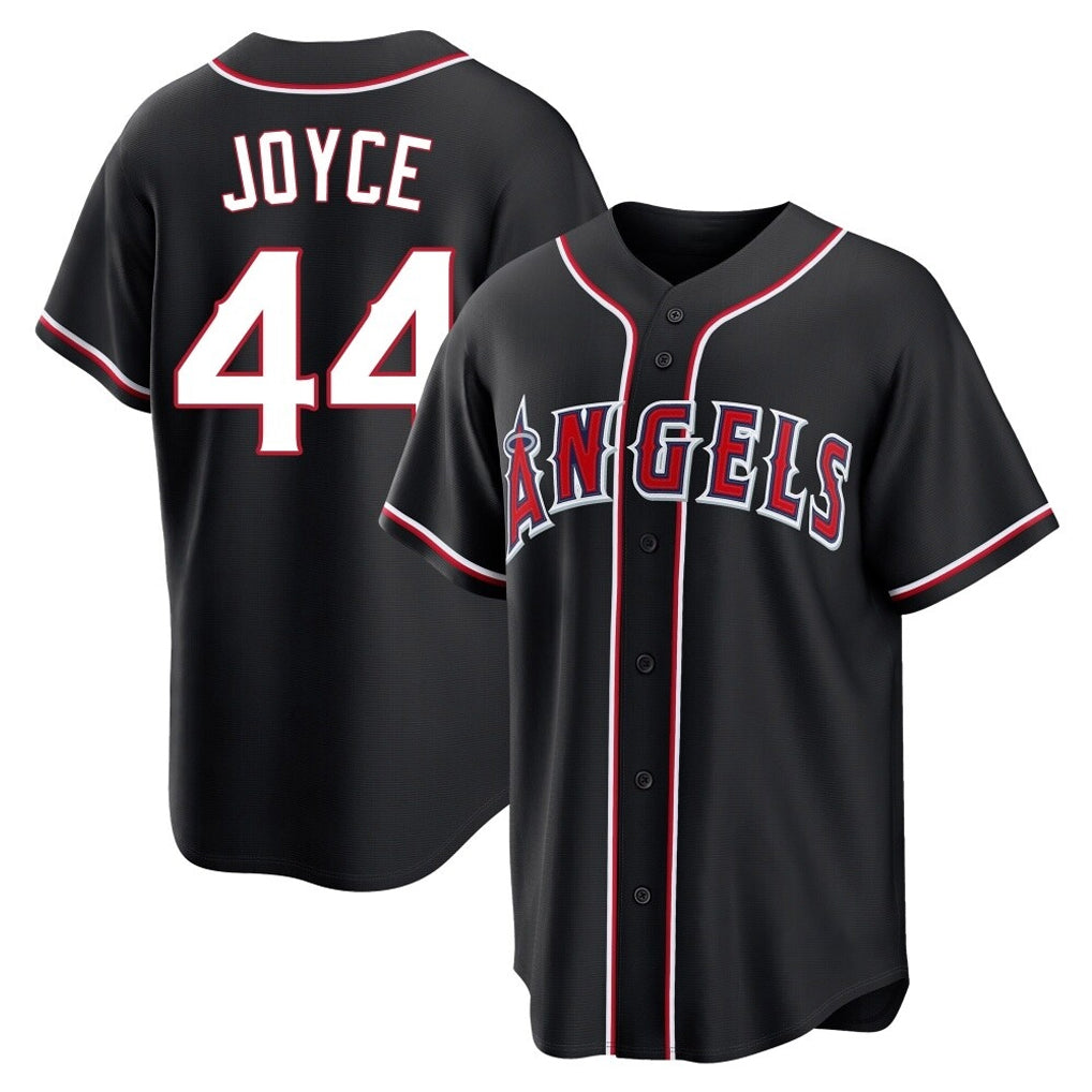 MATTH LA.Angels #44 Ben Joyce Player Black Fashion Out Home Game Stitched Jerseys