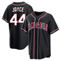 MATTH LA.Angels #44 Ben Joyce Player Black Fashion Out Home Game Stitched Jerseys