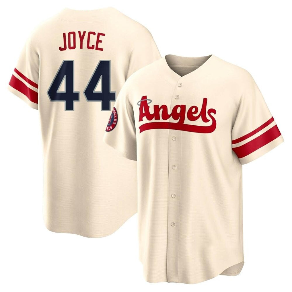 MATTH LA.Angels #44 Ben Joyce Player Cream City Connect Home Stitched Jerseys