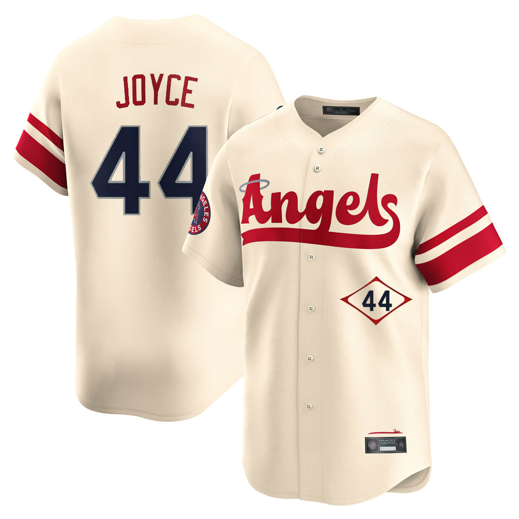 MATTH LA.Angels #44 Ben Joyce Player Cream City Connect Limited Home Stitched Jerseys