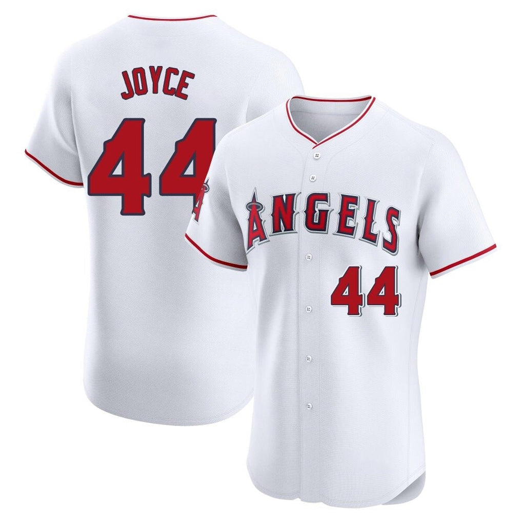 MATTH LA.Angels #44 Ben Joyce Player White Limited Elite Stitched Home Jerseys