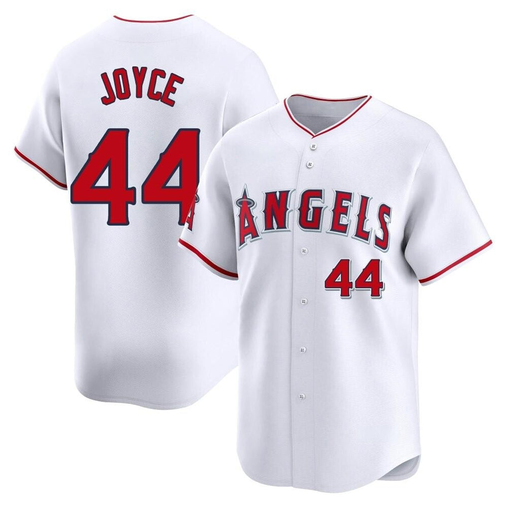 MATTH LA.Angels #44 Ben Joyce Player White Limited Home Stitched Jerseys