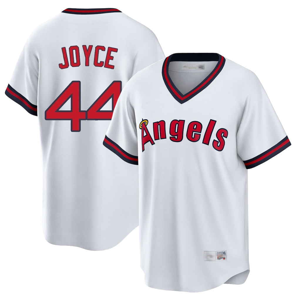 MATTH LA.Angels #44 Ben Joyce Player White T-shirt Home Game Stitched Jerseys