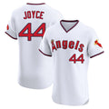 MATTH LA.Angels #44 Ben Joyce Player White T-shirt Home Limited Elite Stitched Jerseys