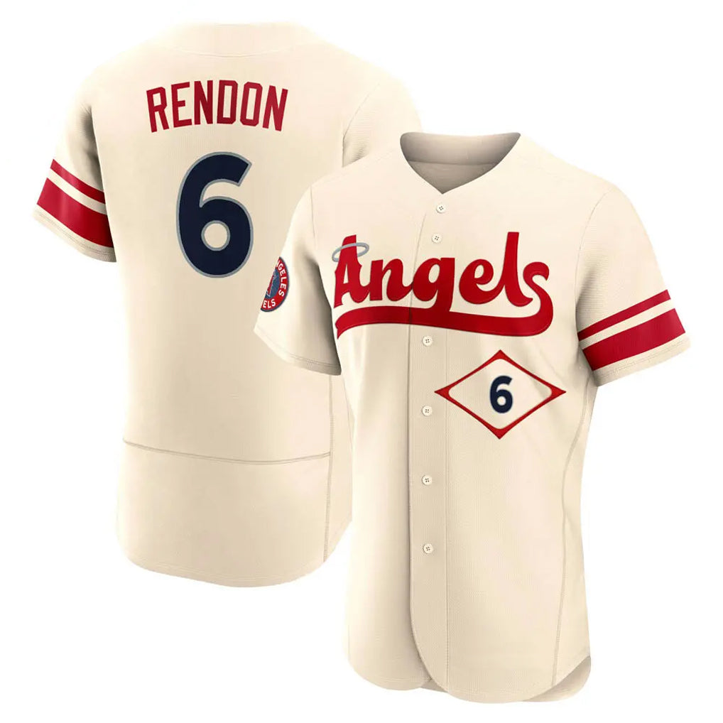 MATTH LA.Angels #6 Anthony Rendon Player Cream City Connect Limited ELite Home Stitched Jerseys