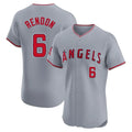 MATTH LA.Angels #6 Anthony Rendon Player Gray Home Limited Elite Stitched Jerseys