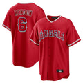 MATTH LA.Angels #6 Anthony Rendon Player Red Home Game Stitched Jerseys