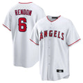 MATTH LA.Angels #6 Anthony Rendon Player White Home Game Stitched Jerseys