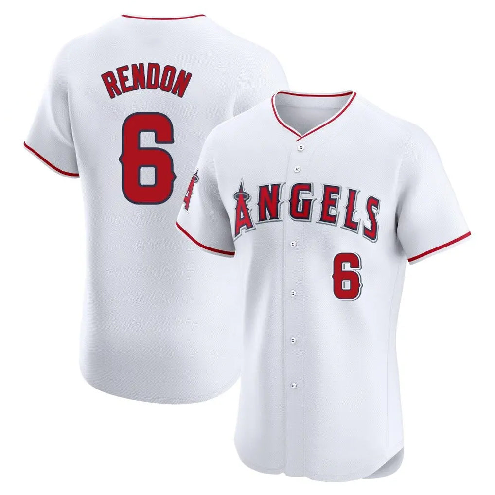 MATTH LA.Angels #6 Anthony Rendon Player White Limited Elite Stitched Home Jerseys