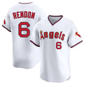 MATTH LA.Angels #6 Anthony Rendon Player White T-shirt Home Limited Stitched Jerseys