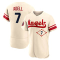 MATTH LA.Angels #7 Jo Adell Player Cream City Connect Limited ELite Home Stitched Jerseys