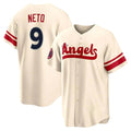 MATTH LA.Angels #9 Zach Neto Player Cream City Connect Home Stitched Jerseys