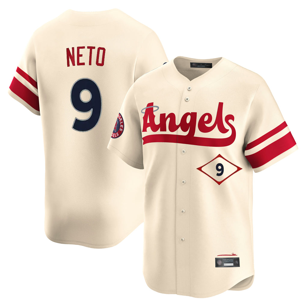 MATTH LA.Angels #9 Zach Neto Player Cream City Connect Limited Home Stitched Jerseys