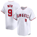 MATTH LA.Angels #9 Zach Neto Player White Limited Home Stitched Jerseys