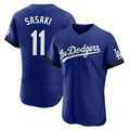 MATTH LA.Dodgers #11 Roki Sasaki Player Royal City Connect Elite Home Stitched Jerseys