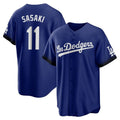 MATTH LA.Dodgers #11 Roki Sasaki Player Royal City Connect Home Game Stitched Jerseys