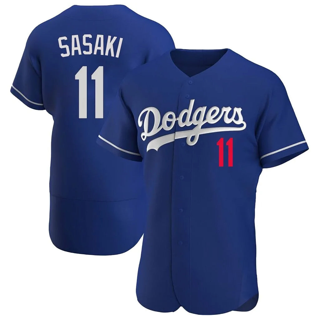 MATTH LA.Dodgers #11 Roki Sasaki Player Royal Limited Elite Home Stitched Jerseys