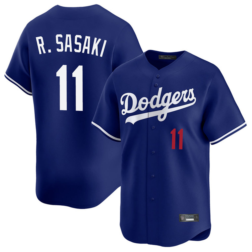 MATTH LA.Dodgers #11 Roki Sasaki Player Royal Limited Home Stitched Jerseys