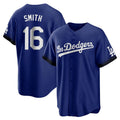 MATTH LA.Dodgers #16 Will Smith Player Royal City Connect Home Game Stitched Jerseys