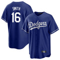 MATTH LA.Dodgers #16 Will Smith Player Royal Game Stitched Jerseys