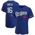 MATTH LA.Dodgers #16 Will Smith Player Royal Limited Elite Home Stitched Jerseys