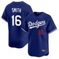 MATTH LA.Dodgers #16 Will Smith Player Royal Limited Home Stitched Jerseys