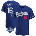 MATTH LA.Dodgers #16 Will Smith Player Royal World Series Meet Limited Elite Home Stitched Jerseys