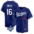 MATTH LA.Dodgers #16 Will Smith Player Royal World Series Meet Limited Home Stitched Jerseys