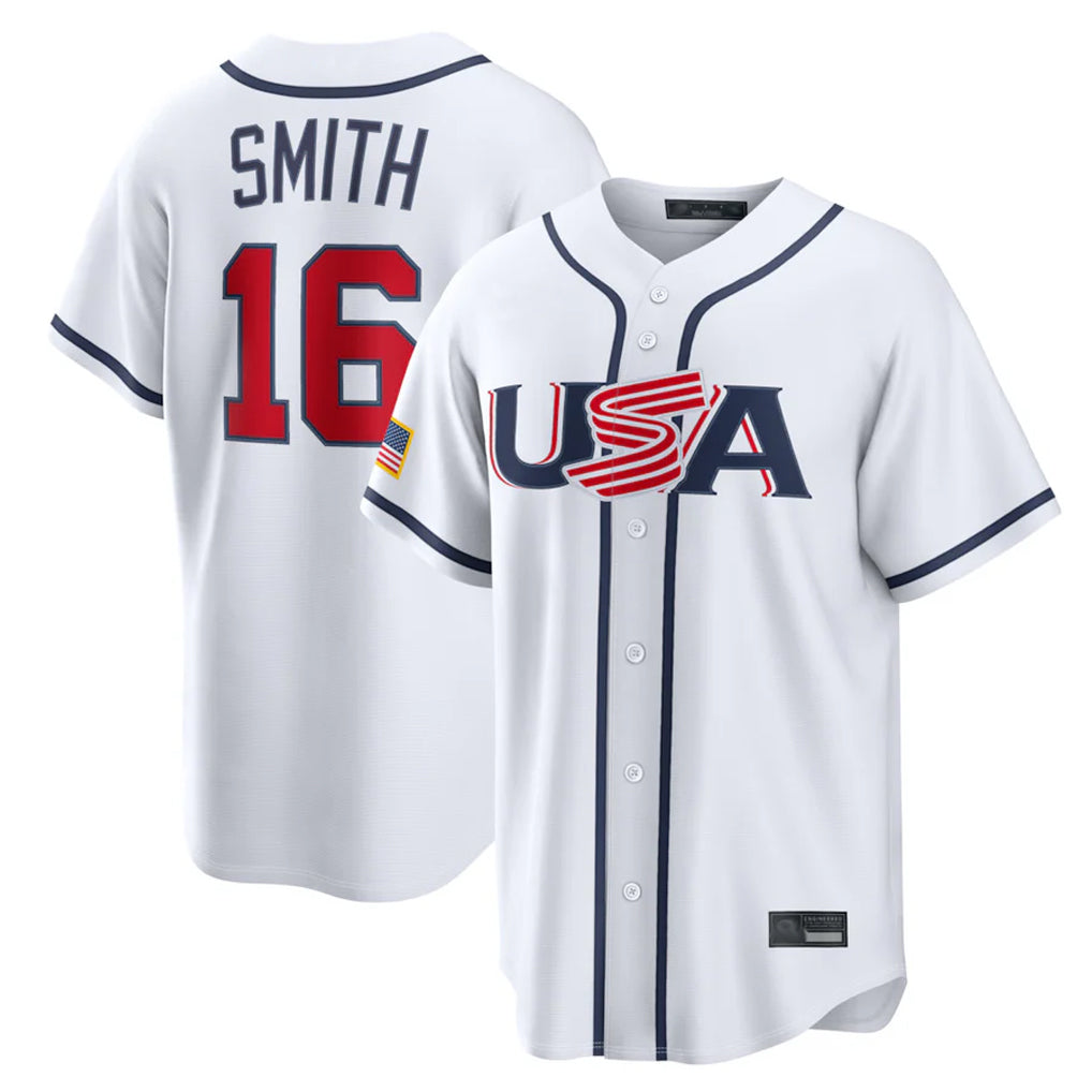 MATTH LA.Dodgers #16 Will Smith Player White USA 2026 World Classic Limited Home Stitched Jerseys