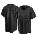MATTH LA.Dodgers #17 Shohei Ohtani Player Black Pitch Fashion T-shirt Stitched Jerseys