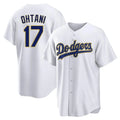 MATTH LA.Dodgers #17 Shohei Ohtani Player Gold White 2026 Collection Stadium Game Stitched Jerseys