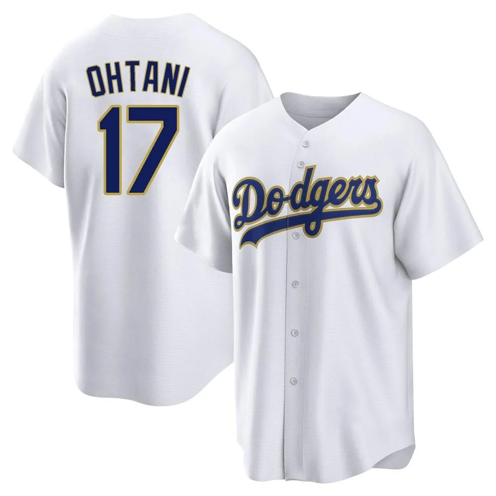 MATTH LA.Dodgers #17 Shohei Ohtani Player Gold White 2026 Collection Stadium Game Stitched Jerseys