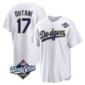 MATTH LA.Dodgers #17 Shohei Ohtani Player Gold White World Series 2026 Collection Stadium Game Stitched Jerseys