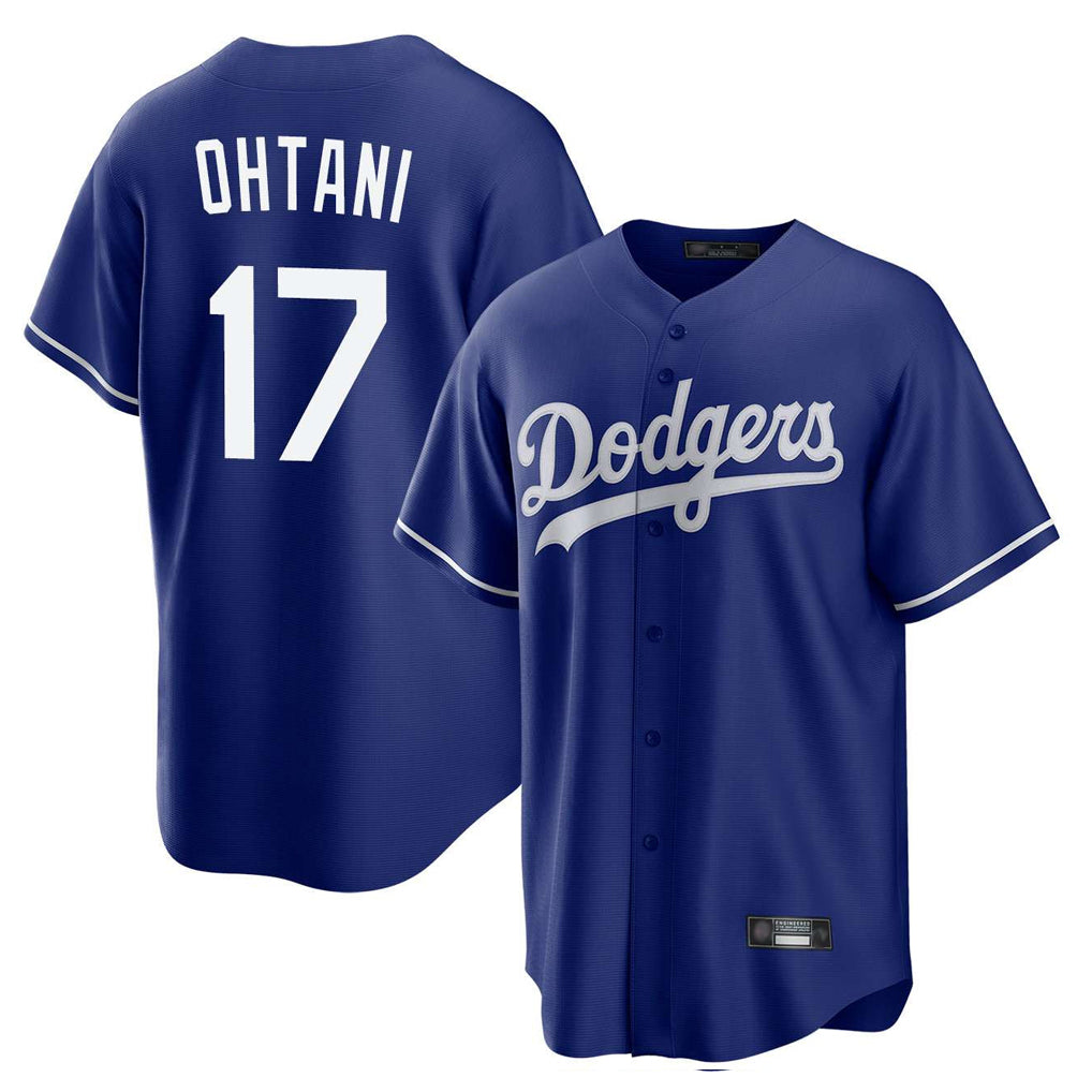 MATTH LA.Dodgers #17 Shohei Ohtani Player Royal Home Game Stitched Jerseys