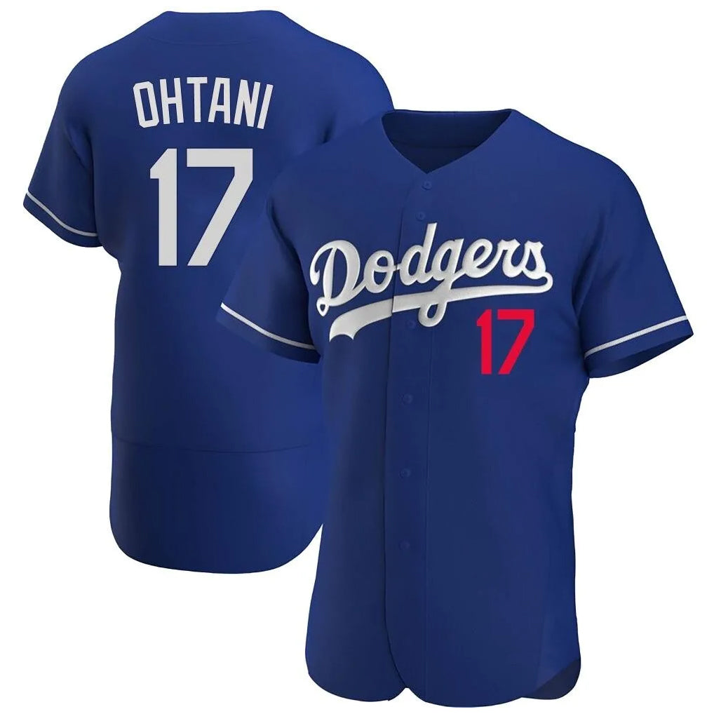 MATTH LA.Dodgers #17 Shohei Ohtani Player Royal Limited Elite Home Stitched Jerseys