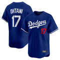 MATTH LA.Dodgers #17 Shohei Ohtani Player Royal Limited Home Stitched Jerseys