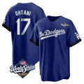 MATTH LA.Dodgers #17 Shohei Ohtani Player Royal World Series City Connect Home Game Stitched Jerseys