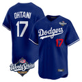 MATTH LA.Dodgers #17 Shohei Ohtani Player Royal World Series Limited Home Stitched Jerseys