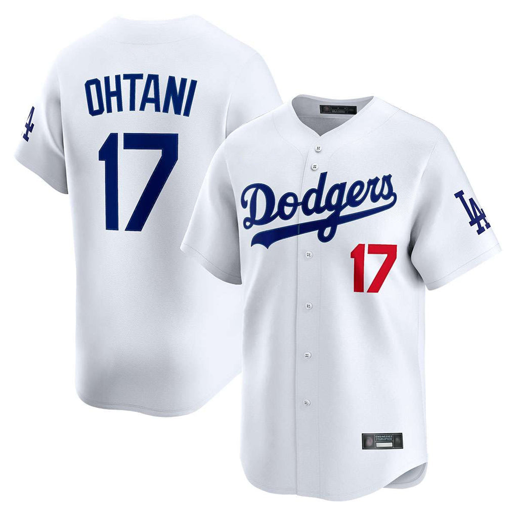 MATTH LA.Dodgers #17 Shohei Ohtani Player White Limited Home Stitched Jerseys