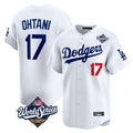 MATTH LA.Dodgers #17 Shohei Ohtani Player White World Series Limited Home Stitched Jerseys