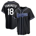 MATTH LA.Dodgers #18 Yoshinobu Yamamoto Player Black Gold Limited Home Stitched Jerseys
