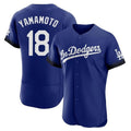 MATTH LA.Dodgers #18 Yoshinobu Yamamoto Player Royal City Connect Elite Home Stitched Jerseys