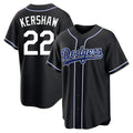 MATTH LA.Dodgers #22 Clayton Kershaw Player Black Carbon Limited Home Stitched Jerseys